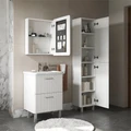 Шкаф зеркальный Свон/Swan 60, белый, VOLNA szSWAN60-32