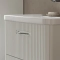 Тумба Свон/Swan 60, подвесная, 2 ящ., бланж (под раковину 9898-60), VOLNA tpSWAN60.2Y-43