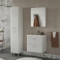 Тумба Свон/Swan 60, подвесная, 2 ящ., бланж (под раковину 9898-60), VOLNA tpSWAN60.2Y-43