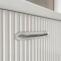 Тумба Свон/Swan 80, напольная, 2 ящ., белый глянец (под раковину 9898-80), VOLNA tnSWAN80.2Y-01