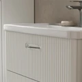 Тумба Свон/Swan 80, подвесная, 2 ящ., бланж (под раковину 9898-80), VOLNA tpSWAN80.2Y-43
