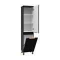 ENFIDA - 40 Пенал универс. правый черный с Б/К ENF-05040-020БкP