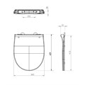 ПЭК VICTORIA RIMLESS NEW унитаз+сид.микр.+инстал. 7.8931.0.501.0