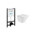ПЭК THE GAP ROUND RIMLESS NEW  унитаз+инстал+сиден 7.8931.0.500.0