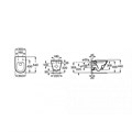 ПЭК THE GAP ROUND RIMLESS NEW  унитаз+инстал+сиден 7.8931.0.500.0