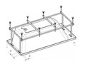 BECOOL монтажный комплект для ванны 190х90 Z.RU93.0.302.1