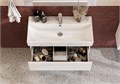 OLETA Модуль д/раковины 800мм, белый глянец, 2 ящика A857640806