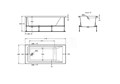 EASY ванна акриловая прямоугольная 170x80 белая Z.RU93.0.762.4