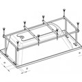 HALL монтажный комплект для ванны 170х75 Z.RU93.0.277.0