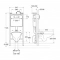 ПЭК: Roca VICTORIA  Унитаз + сидение микролифт + инсталляция + кнопка 7.8931.0.000.0