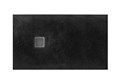TERRAN Душевой поддон 1400x700 черный, с сифоном и решеткой AP1015782BC01400