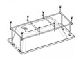 SURESTE монтажный комплект для ванны 150x70 Z.RU93.0.277.9