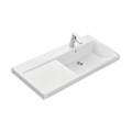 Раковина мебельная Roca THE GAP Plus 100х46 правая, высокий бортик, 1 отверстие (7.3270.M.E00.4) 7.3270.M.E00.4