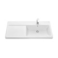Раковина мебельная Roca THE GAP Plus 100х46 правая, высокий бортик, 1 отверстие (7.3270.M.E00.4) 7.3270.M.E00.4