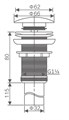 Донный клапан Savol с переливом (S-XS001L) S-XS001L