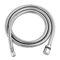 Шланг для лейки смесителя на борт ванны 2 м, 1/2"-F (М12), EPDM, стальной, хром. LEMARK LE8051S - фото 45663