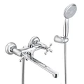Standard Смеситель для ванны, плоск.пов.излив 200мм, р/ДВ, хром, LM, LM2113C LM2113C