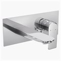Смеситель для раковины VENTAS S скрытого монтажа, совместный, хром глянцевый, BERGES 076005