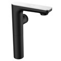 Смеситель для раковины MORANS сенсорный высокий, черный матовый, BERGES 076004