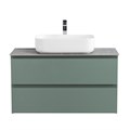 Тумба со столешницей подвесная BelBagno СТРУКТУРА (KRAFT) 80 Еловый Матовый, столешница KEP-80-GRN KRAFT-800-2C-SO-VO;KEP-80-GRN