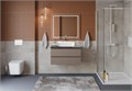 Тумба со столешницей подвесная BelBagno СТРУКТУРА (KRAFT) 80 Бежевый матовый, столешница KEP-80-MNO KRAFT-800-2C-SO-СO;KEP-80-MNO