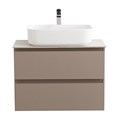 Тумба со столешницей подвесная BelBagno СТРУКТУРА (KRAFT) 70 Бежевый матовый, столешница KEP-70-BO KRAFT-700-2C-SO-CO;KEP-70-BO