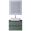 Тумба со столешницей подвесная BelBagno СТРУКТУРА (KRAFT) 60 Еловый Матовый, столешница KEP-60-GRN KRAFT-600-2C-SO-VO;KEP-60-GRN