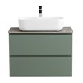 Тумба со столешницей подвесная BelBagno СТРУКТУРА (KRAFT) 60 Еловый Матовый, столешница KEP-60-GRN KRAFT-600-2C-SO-VO;KEP-60-GRN