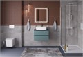 Тумба со столешницей подвесная BelBagno СТРУКТУРА (KRAFT) 60 Голубой Матовый, столешница KEP-60-GRN KRAFT-600-2C-SO-AO;KEP-60-GRN