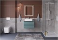 Тумба со столешницей подвесная BelBagno СТРУКТУРА (KRAFT) 60 Голубой Матовый, столешница KEP-60-BO KRAFT-600-2C-SO-AO;KEP-60-BO