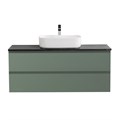 Тумба со столешницей подвесная BelBagno СТРУКТУРА (KRAFT) 120 Еловый Матовый, столешница KEP-120-MNO KRAFT-1200-2C-SO-VO;KEP-120-MNO