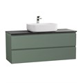 Тумба со столешницей подвесная BelBagno СТРУКТУРА (KRAFT) 120 Еловый Матовый, столешница KEP-120-MNO KRAFT-1200-2C-SO-VO;KEP-120-MNO