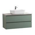 Тумба со столешницей подвесная BelBagno СТРУКТУРА (KRAFT) 100 Еловый Матовый, столешница KEP-100-MGL KRAFT-1000-2C-SO-VO;KEP-100-MGL
