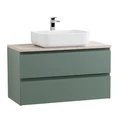 Тумба со столешницей подвесная BelBagno СТРУКТУРА (KRAFT) 100 Еловый Матовый, столешница KEP-100-MCO KRAFT-1000-2C-SO-VO;KEP-100-MCO