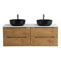 Тумбы со столешницей подвесная BelBagno ЭТНА (ETNA) 120 Rovere Nature ETNA-600-2C-SO-RN-P;EK-140-2-BL