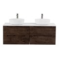 Тумбы со столешницей подвесная BelBagno ЭТНА (ETNA) 120 Rovere Moro ETNA-600-2C-SO-RW-P;EK-120-2-BL