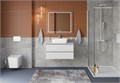 Тумба со столешницей подвесная BelBagno СТРУКТУРА (KRAFT) 90 Белый матовый, столешница KEP-90-BO KRAFT-900-2C-SO-BO;KEP-90-BO