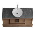 Тумба со столешницей подвесная BelBagno СТРУКТУРА (KRAFT) 120 Rovere Tabacco KRAFT-1200-2C-SO-RT;KEP-120-MNO