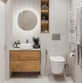 Тумба со столешницей и накладной раковиной подвесная BelBagno ЭТНА (ETNA-H60) 80 Rovere Nature ETNA-H60-800-2C-SO-RN-P;KEP-80-MCO