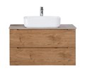 Тумба со столешницей подвесная BelBagno ЭТНА (ETNA) 80 Rovere Nature ETNA-800-2C-SO-RN-P;KEP-80-MCO