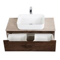 Тумба со столешницей подвесная BelBagno ЭТНА (ETNA) 80 Rovere Moro ETNA-800-2C-SO-RW-P;KEP-80-MCO