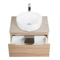 Тумба со столешницей подвесная BelBagno ЭТНА (ETNA) 70 Rovere Bianco ETNA-700-2C-SO-WO-P;KEP-70-BO