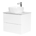 Тумба со столешницей подвесная BelBagno ЭТНА (ETNA) 70 Bianco Lucido ETNA-700-2C-SO-BL-P;KEP-70-BO