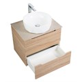 Тумба со столешницей подвесная BelBagno ЭТНА (ETNA) 60 Rovere Bianco ETNA-600-2C-SO-WO-P;KEP-60-BO