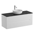 Тумба со столешницей подвесная BelBagno ЭТНА (ETNA) 120 Bianco Lucido ETNA-1200-2C-SO-BL-P;KEP-120-MNO