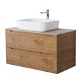 Тумба со столешницей подвесная BelBagno ЭТНА (ETNA) 100  Rovere Nature ETNA-1000-2C-SO-RN-P;KEP-100-MCO