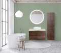 Тумба со столешницей подвесная BelBagno ЭТНА (ETNA) 100 Rovere Moro ETNA-1000-2C-SO-RW-P;KEP-100-MCO