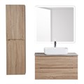 Тумба со столешницей подвесная BelBagno ЭТНА (ETNA) 100 Rovere Bianco ETNA-1000-2C-SO-WO-P;KEP-100-MCO