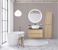 Тумба со столешницей подвесная BelBagno ЭТНА (ETNA) 100 Rovere Bianco ETNA-1000-2C-SO-WO-P;KEP-100-MCO