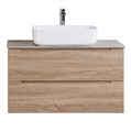 Тумба со столешницей подвесная BelBagno ЭТНА (ETNA) 100 Rovere Bianco ETNA-1000-2C-SO-WO-P;KEP-100-MCO